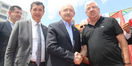 Ergene Belediye Bakan Rasim Yksel CHP Genel Bakan le Birlikte Ala Katld