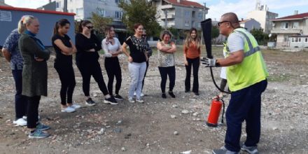 Beren Bebek ocuk Akademisinde Yangn ve Deprem Tatbikat Yapld