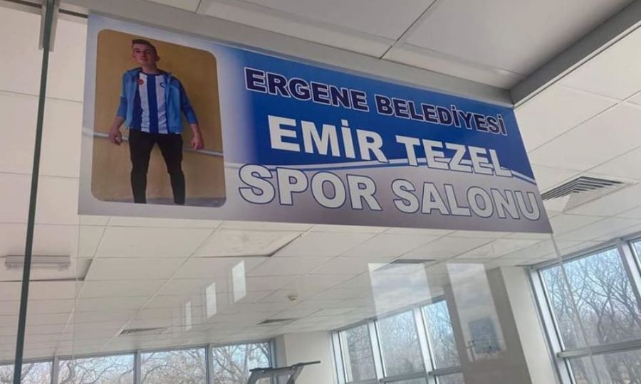 Ergene Belediyesi Emir Tezelin Adn Spor Salonuna Verdi
