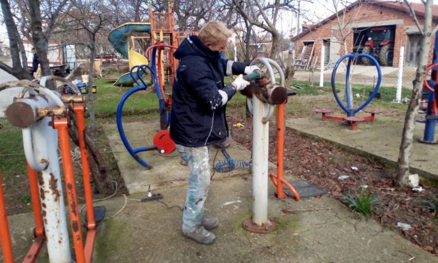 Ergene Belediyesi Parklar ve Yeil Alanlarda Bakm, Onarma Devam Ediyor