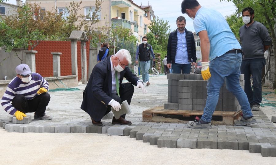 Ergene Belediyesi Yol almalarna Aksatmadan Devam Ediyor