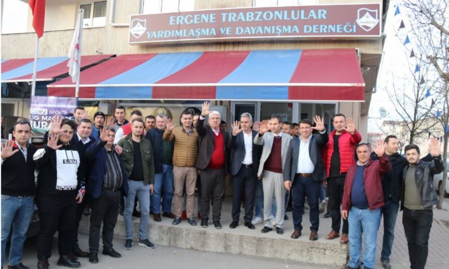 Bakan Yksel Ergene Trabzonlular Derneini Ziyaret Etti