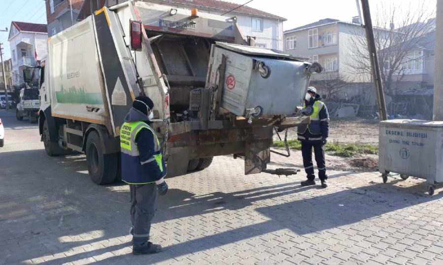 Ergene Belediyesi Temizlik leri 7/24 Kesintisiz alyor